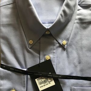 Marc Boehler Men’s Dress Shirt Light Blue Oxford